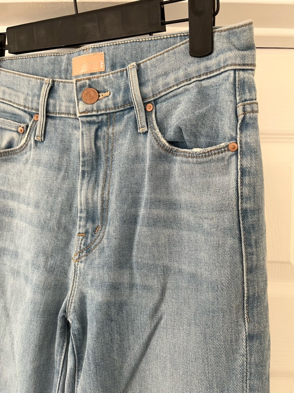 Mother Denim The Weekender Fray Women's Mid-Rise Flare Jeans 25 - Picture 7 of 16